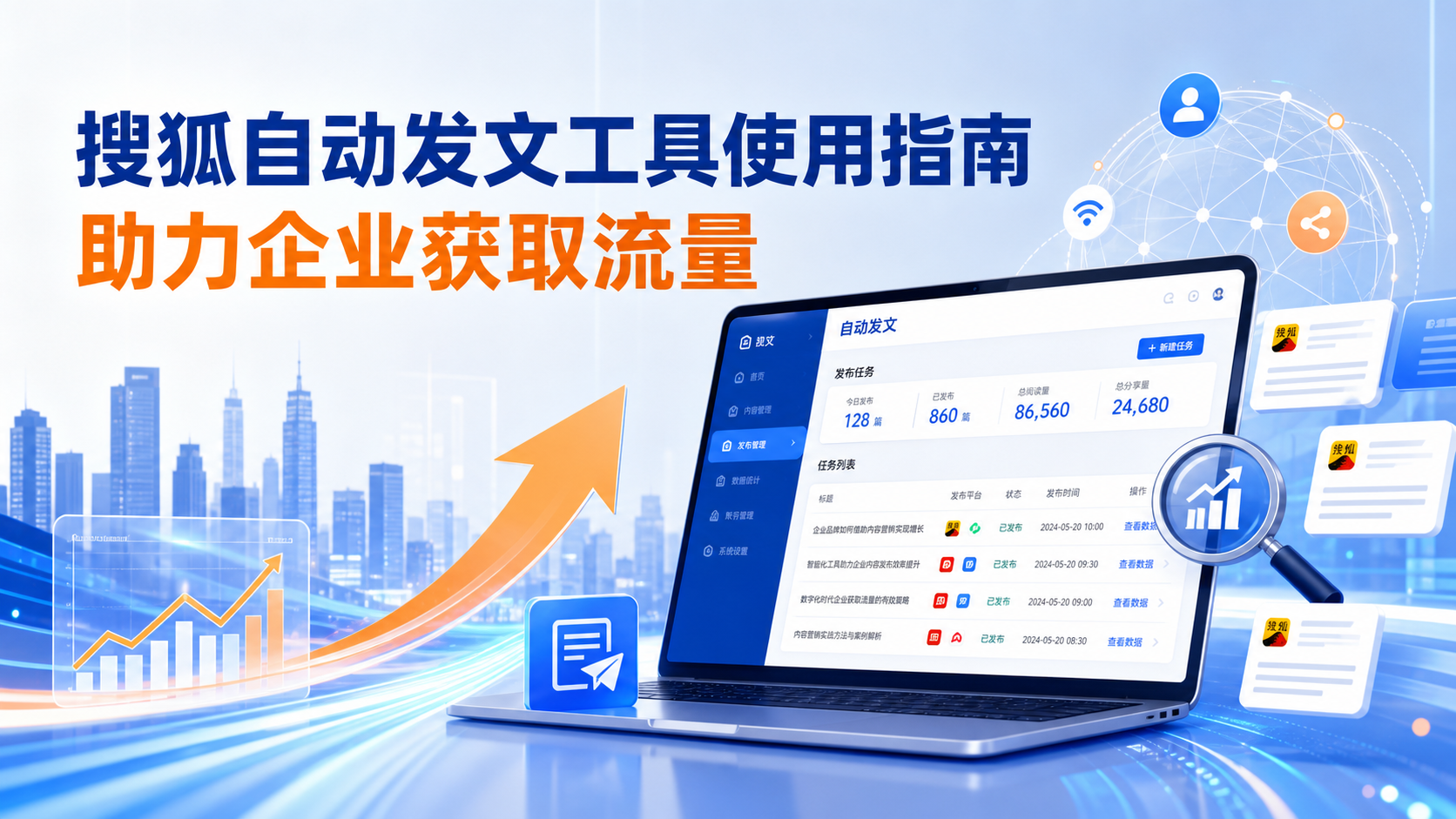 搜狐自动发文工具的使用指南:助力三门峡企业获取流量