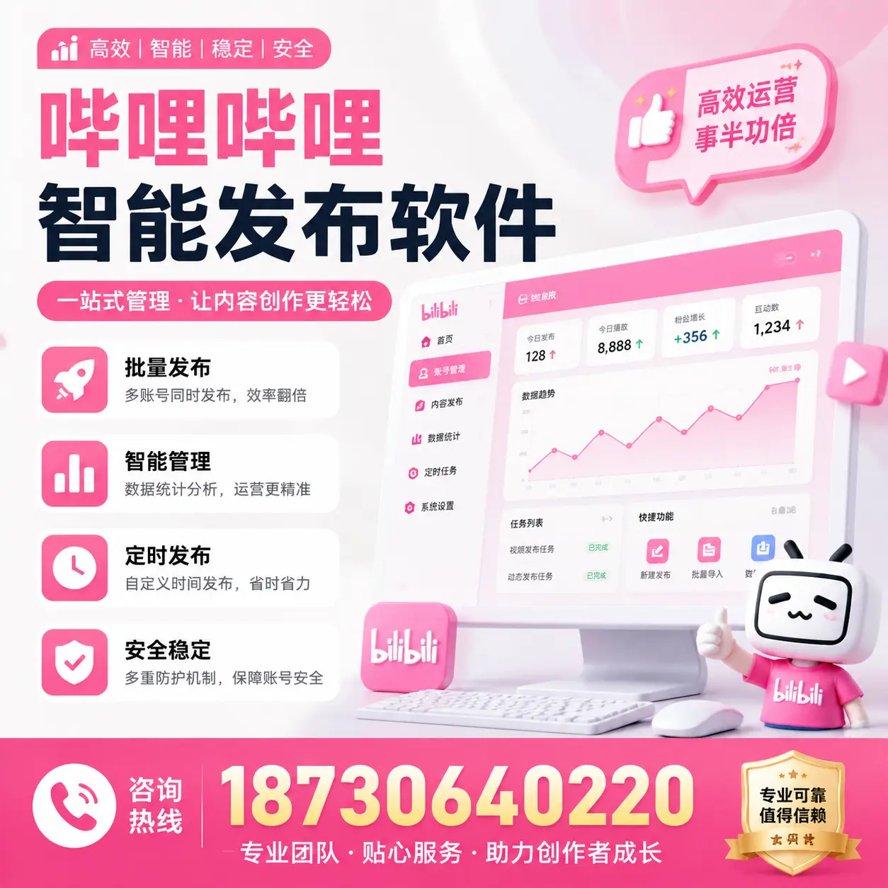 如何评估哔哩哔哩智能发布软件的ROI?三门峡 企业必读